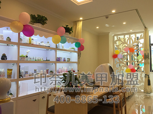 美甲店装修,印奈儿美甲,美甲店