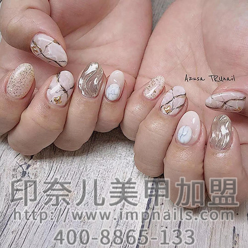 印奈儿美甲,水波纹,美甲款式 印奈儿美甲,水波纹,美甲款式