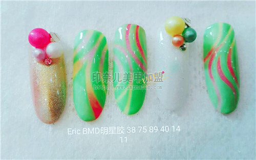 美甲图片,美甲加盟,印奈儿美甲,个性美甲