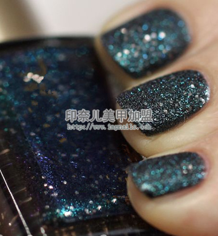 秋季质感美甲图片