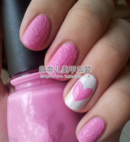 秋季质感美甲图片