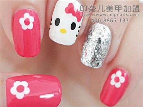 HelloKitty,美甲,美甲款式