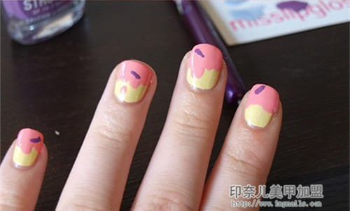 蛋糕美甲DIY