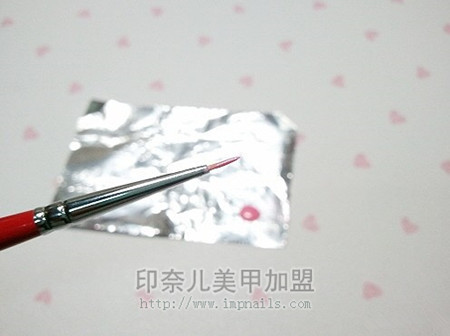 粉色丝带美甲教程
