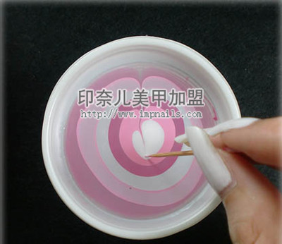 水染美甲教程