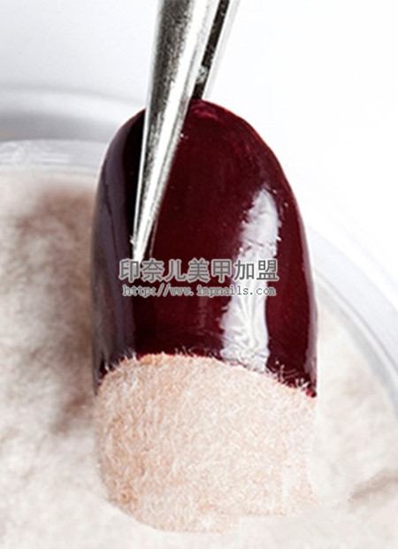 简单丝绒美甲教程