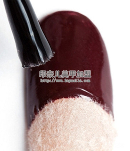简单丝绒美甲教程