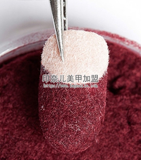 简单丝绒美甲教程