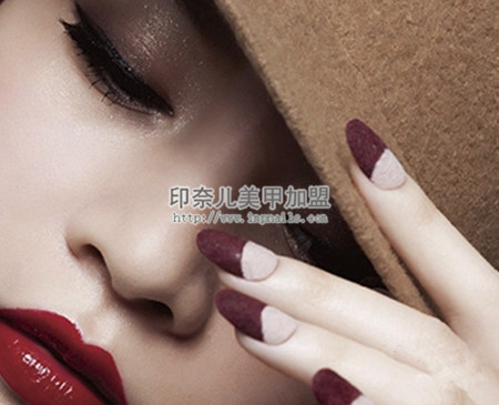 简单丝绒美甲教程