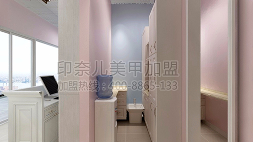 印奈儿美甲店加盟,广东深圳美甲加盟店效果图,美甲店加盟
