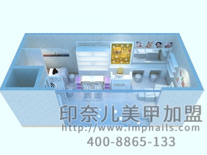印奈儿美甲：广东河源加盟店效果图