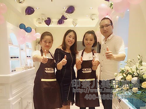 美甲加盟,店内实景,美甲加盟店,印奈儿美甲,贵州美甲实景