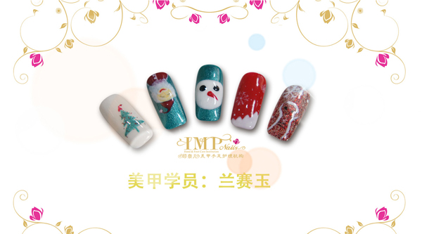 印奈儿美甲加盟店学员美甲作品